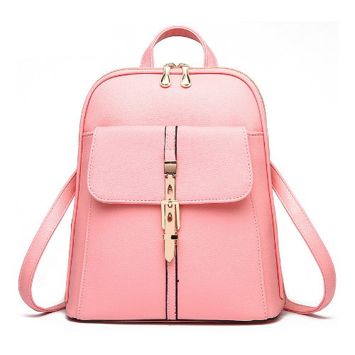 Lady Fashion Travel Backpack Student School Bag Image 1