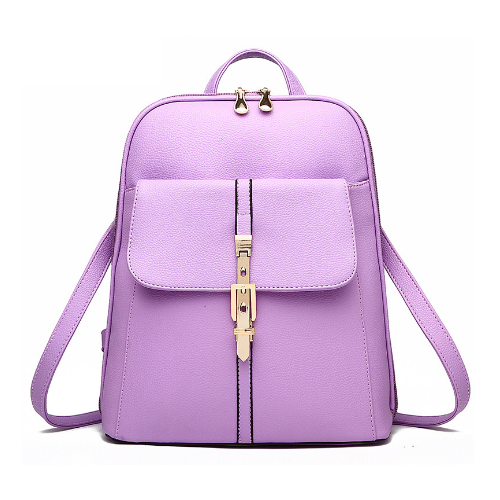 Lady Fashion Travel Backpack Student School Bag Image 1