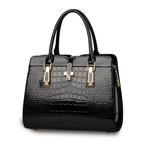 Women Handbag Crocodile Pattern Luxury Ladies Shoulder Crossbody Bag Image 1