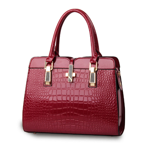 Women Handbag Crocodile Pattern Luxury Ladies Shoulder Crossbody Bag Image 2