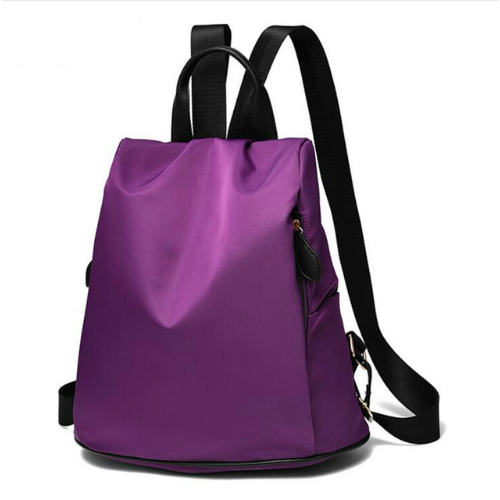 Lady Travel Bag Female Fashion Nylon Backpack Image 2