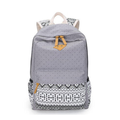 Female Schoolbag Fashion Canvas Printing Women Cute School Backpacks For Teenage Girls Image 1