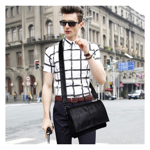 Envelope Style Bag Large-capacity Messenger Bags PU Leather Handbags Image 2