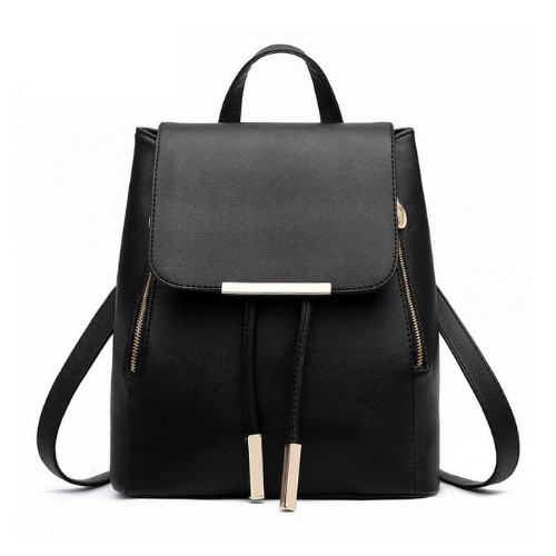 Women Backpack PU Leather For Teenagers Girls Image 1