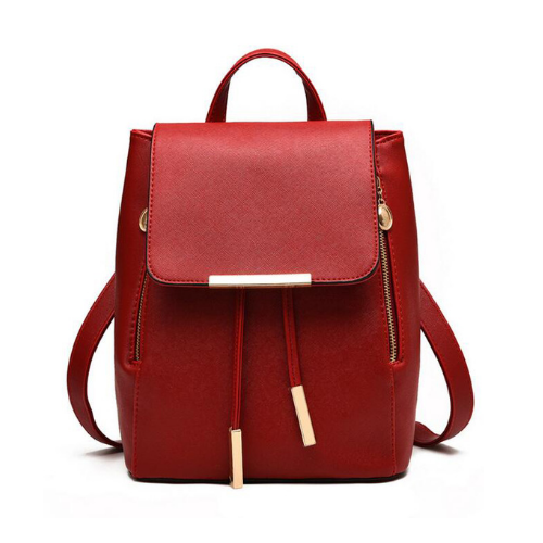 Women Backpack PU Leather For Teenagers Girls Image 3