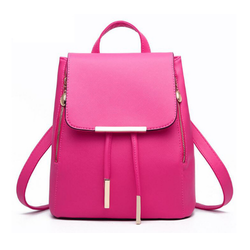 Women Backpack PU Leather For Teenagers Girls Image 4