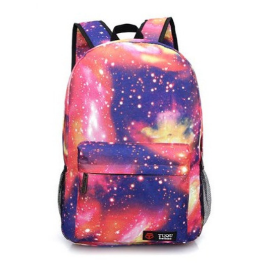 Printing Casual Space School Book Backpack For Teenagers Image 1