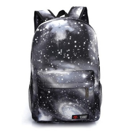 Printing Casual Space School Book Backpack For Teenagers Image 3