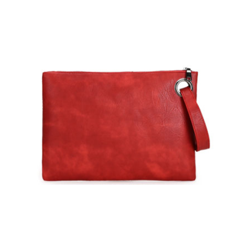 Fashion Solid Women Envelope Clutch Bag PU Leather Female Clutches Handbag Image 4