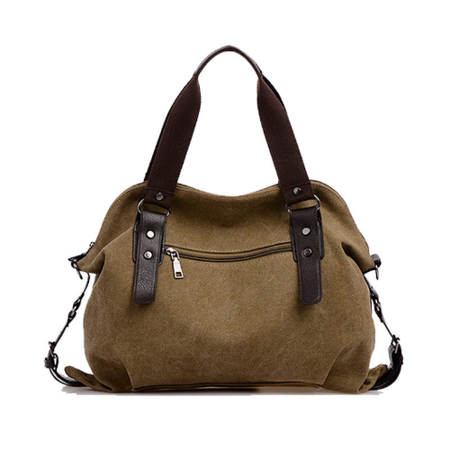 Vintage Womens Bag Canvas Handbag Female Shoulder Bag Tote Image 4