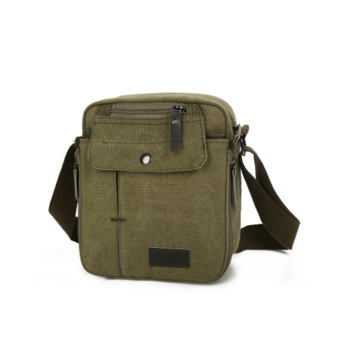 Mens Travel Bag Canvas Men Shoulder Crossbody Bags Vintage Briefcase Image 6