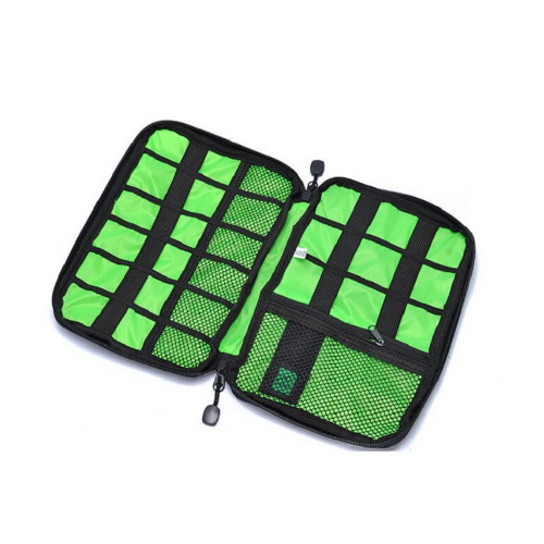 Electronic Accessories Travel Bag Nylon Mens Travel Organizer SD Card USB Cable Digital Device Bag Image 4