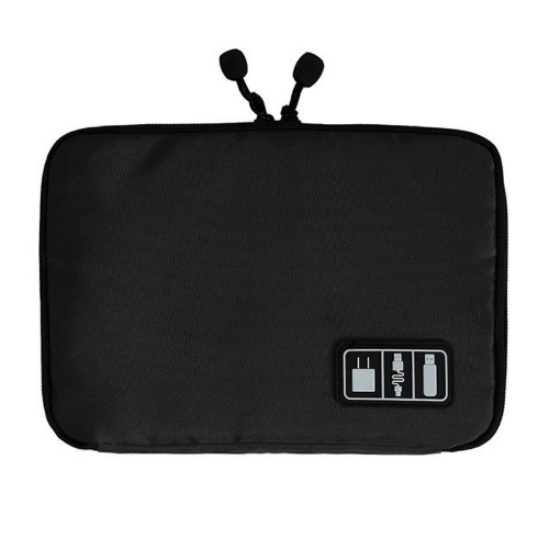 Electronic Accessories Travel Bag Nylon Mens Travel Organizer SD Card USB Cable Digital Device Bag Image 1