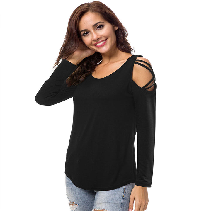 Soft Criss Cross on Long Sleeve Shirt Image 7