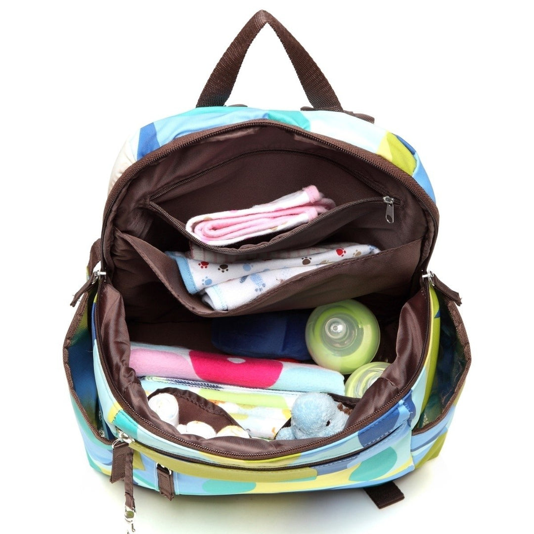 MKF Collection Amazing Mom Colorland Alexis Multi-Compartments Baby Handbag Backpack by Mia K. Image 9