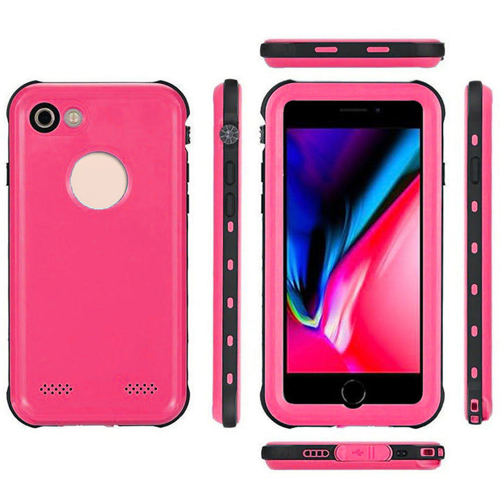 Apple IPhone 8 / IPhone 7 Redpepper Waterproof Swimming Shockproof Dirt Proof Case Cover Pink Image 1