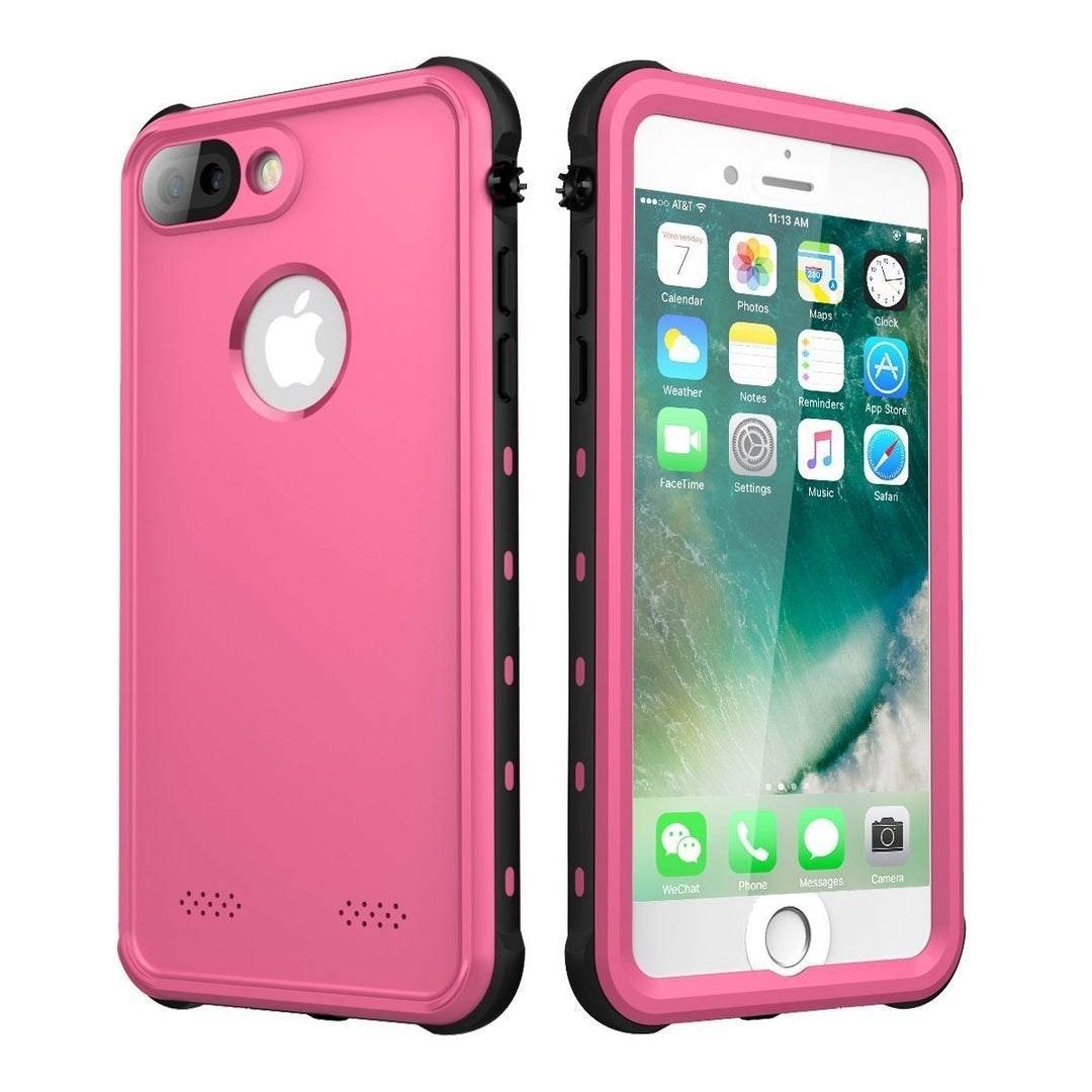 Apple IPhone 8 Plus / IPhone 7 Plus Redpepper Waterproof Swimming Shockproof Dirt Proof Case Cover Pink Image 1