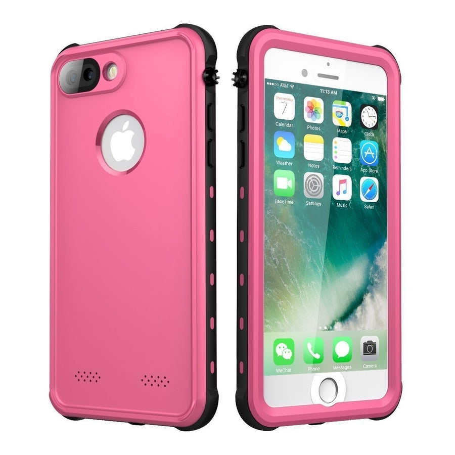 Apple IPhone 8 Plus / IPhone 7 Plus Redpepper Waterproof Swimming Shockproof Dirt Proof Case Cover Pink Image 1