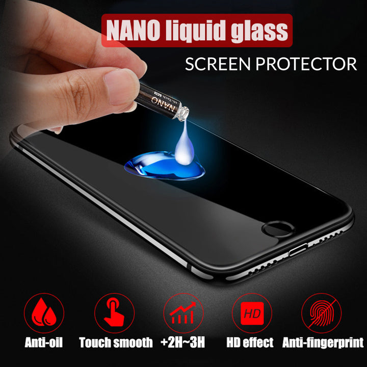 Universal Nano Liquid Glass Screen Protector 9H Hardness Anti-Scratch Clear Image 1