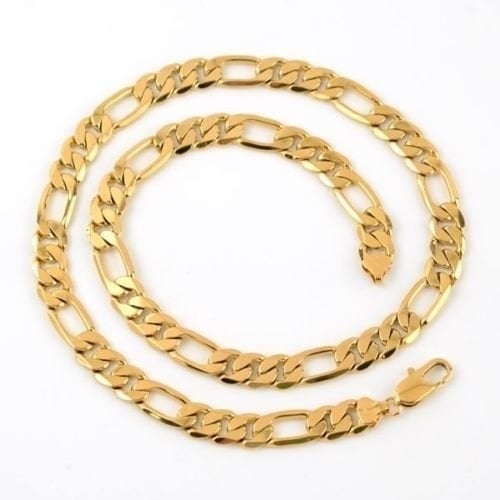 14K Gold Filled Figaro Necklace 24" Image 1