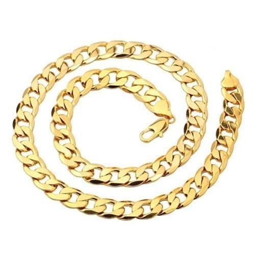 14k Gold Filled Thin Cuban Chain 24 Image 1