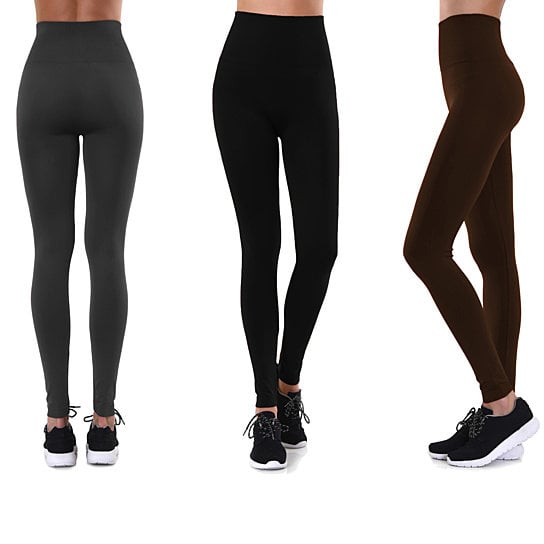 Fleece Lined Leggings Multipack High-Waisted Soft Stretchy Warm S-4X Assorted Colors Image 4