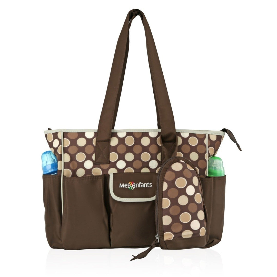 MKF Collection by Mia K. MSF Enfants Simplicity Series Marcel Microfiber Baby Handbag Image 3