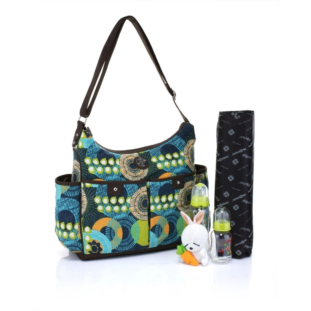 MKF Collection by Mia K. MSF Enfants Simplicity Series Marcel Microfiber Baby Handbag Image 4