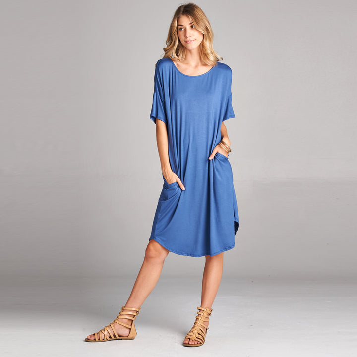 Relaxed Fit Pocket Dress Image 2