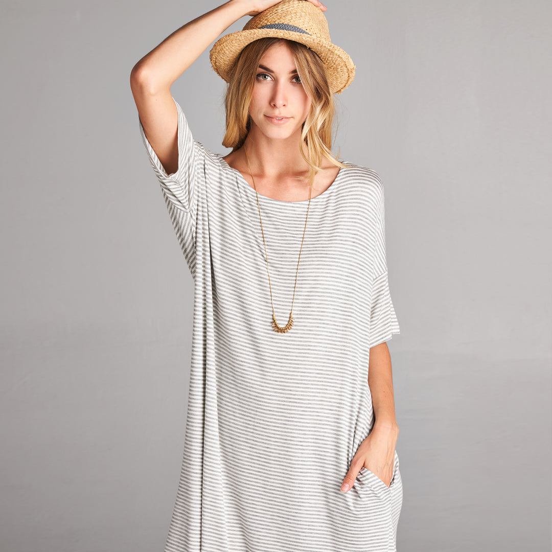 Relaxed Fit Pocket Dress Image 1