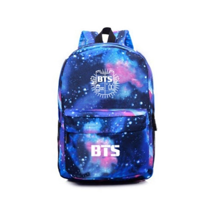 Men and Women Canvas Backpack Image 9