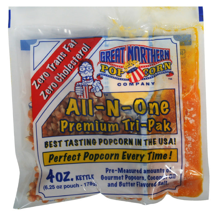 Great Northern Popcorn 4 Ounce Premium Portion Packs Case of 12 Gourmet Popcorn Image 1