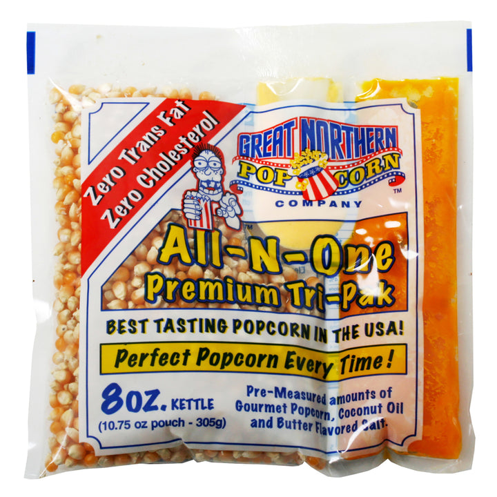 Great Northern Popcorn 8 Ounce Portion Packs Case of 40 Theater Quality Popcorn Image 3