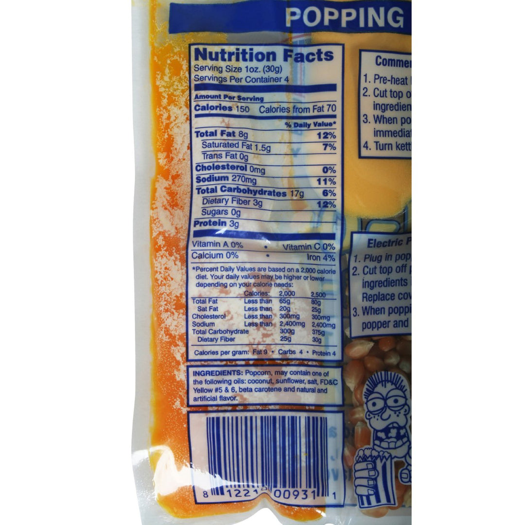 Great Northern Popcorn 4 Ounce Premium Popcorn Portion PacksCase of 12 Image 3