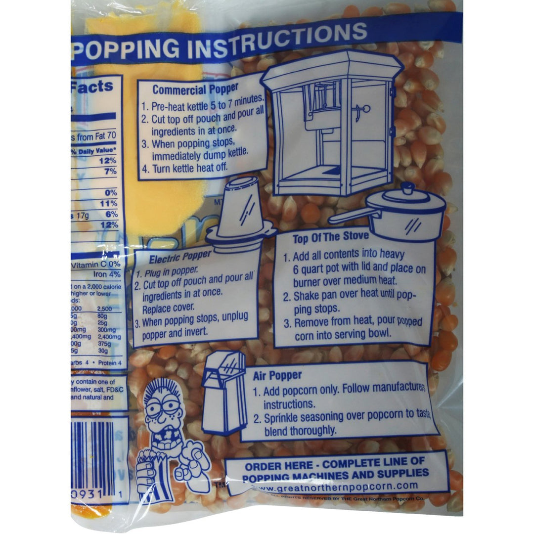 Great Northern Popcorn 4 Ounce Premium Popcorn Portion PacksCase of 12 Image 4
