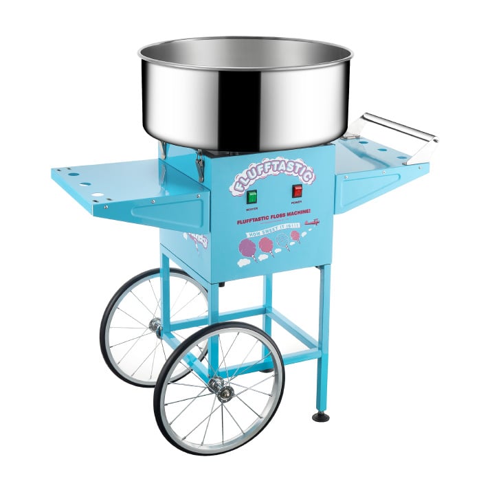 Great Northern Popcorn Flufftastic Cotton Candy Machine Floss Maker With Cart Image 1