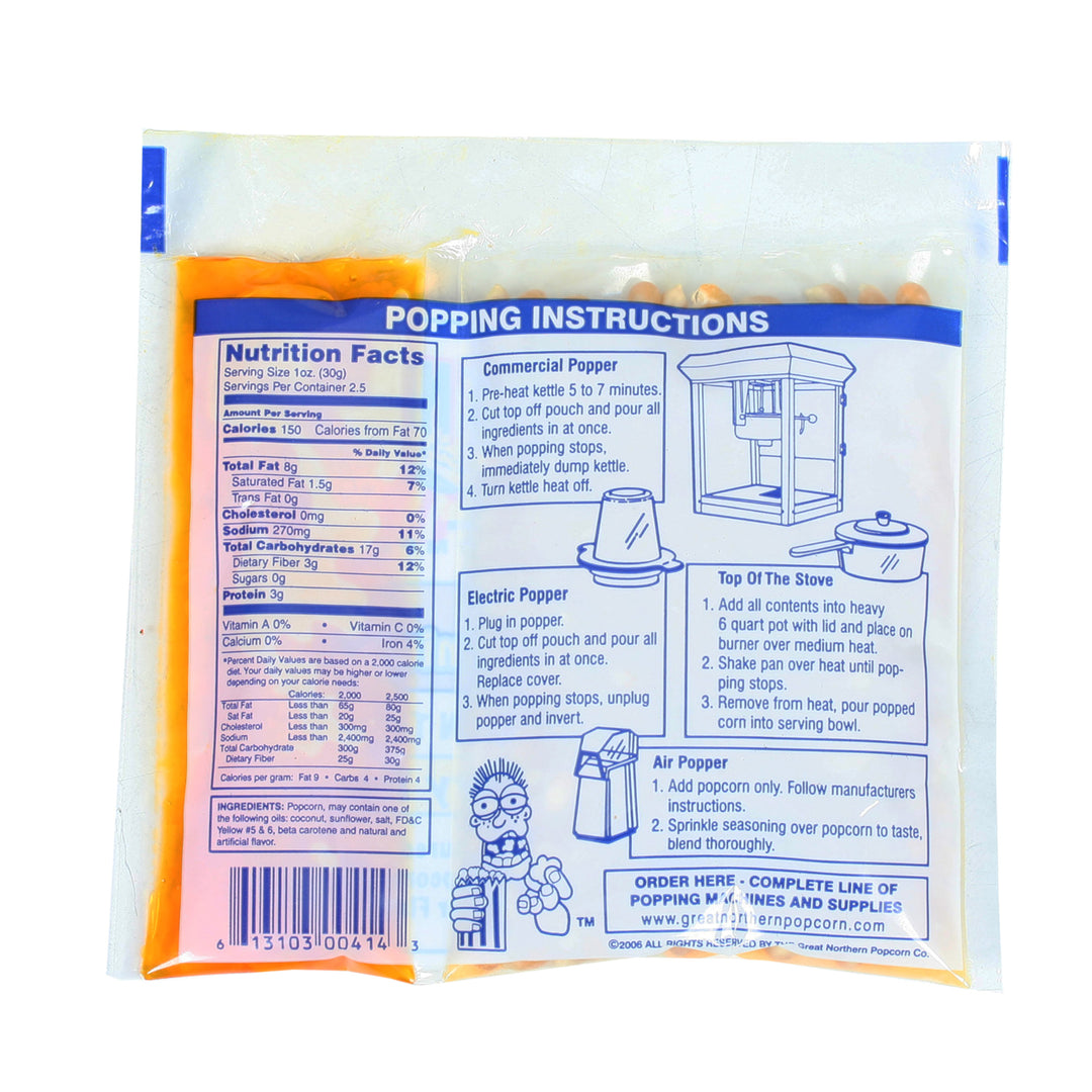 Great Northern Popcorn Case (12) of 2.5 Ounce Popcorn Portion Packs Image 4