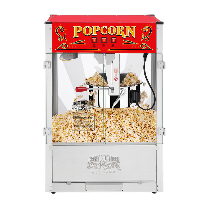 Great Northern 16 Ounce Commercial Popcorn Popper Machine Stainless Steel Image 4