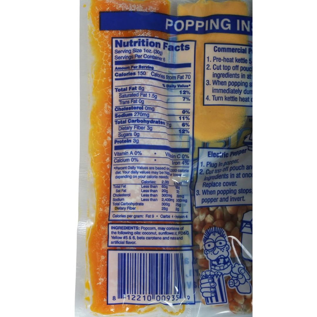 Great Northern Popcorn 1 Case 24 Pack 6 Ounce Portion Packs Gluten Free Image 3