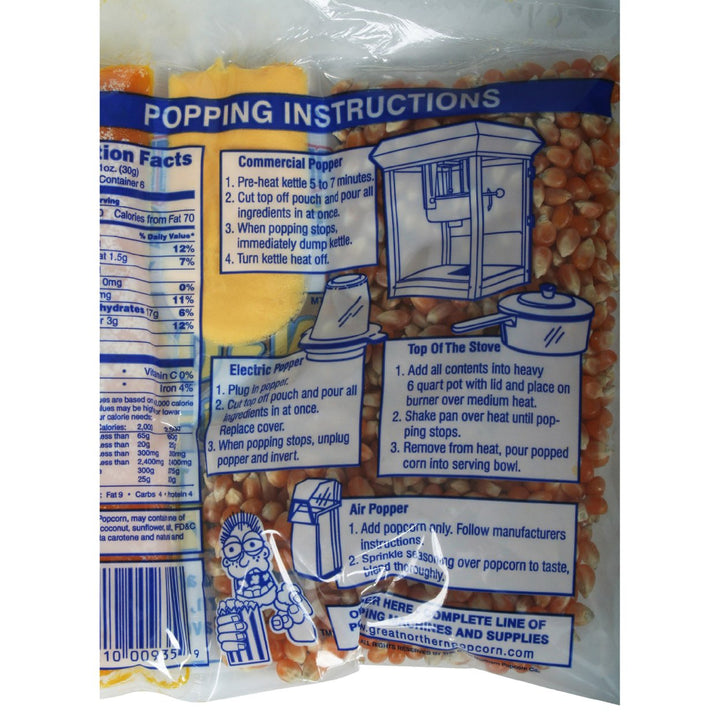 Great Northern Popcorn 1 Case 24 Pack 6 Ounce Portion Packs Gluten Free Image 4