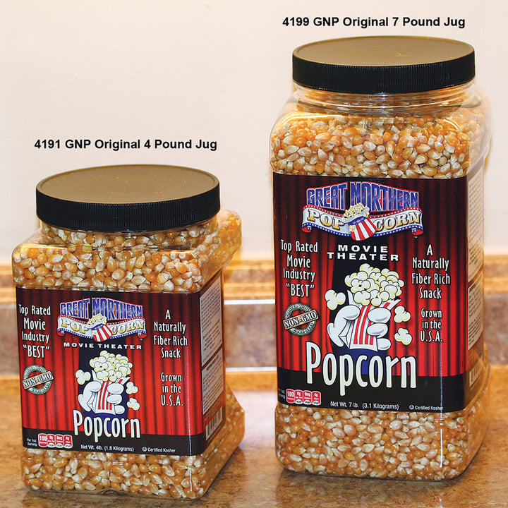 Great Northern Popcorn Yellow Gourmet Popcorn 7 Pound Jug Premium Quality Image 4