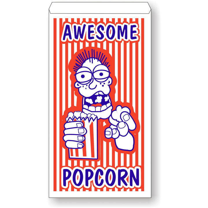 100 Premium Grade 2 Ounce Movie Theater Popcorn Bags 10 x 6 Inches Image 3