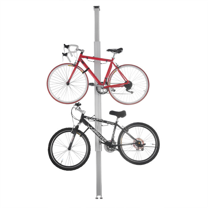 RAD Cycle Aluminum Bike Stand Bicycle Rack Storage for 2 Bikes Adjustable Height Image 1