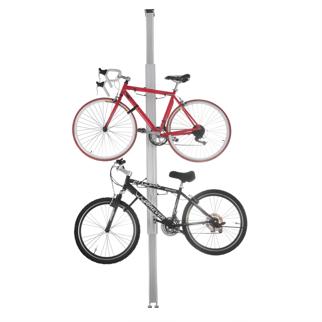 RAD Cycle Aluminum Bike Stand Bicycle Rack Storage for 2 Bikes Adjustable Height Image 2