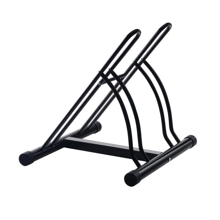 RAD Cycle Mighty Rack Two Bike Floor Stand Heavy Duty Steel Bike Storage Image 1