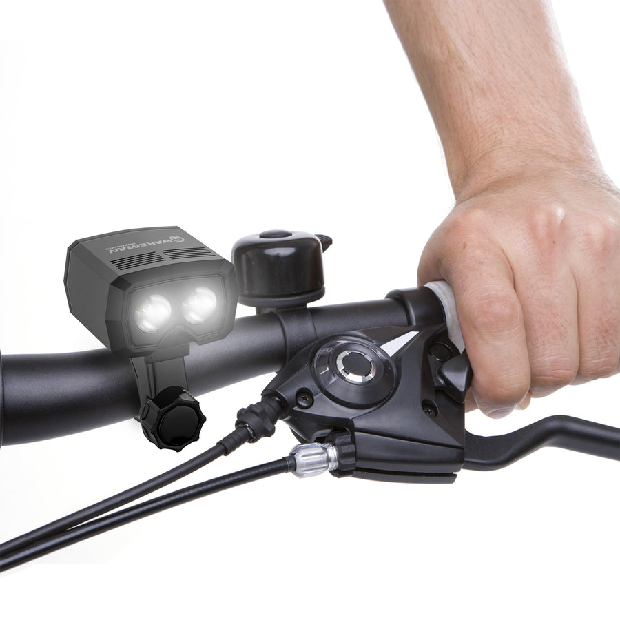Professional Bright Bike Light Bicycle Rechargeable Headlight Mounting Bracket NO BATTERIES Image 1
