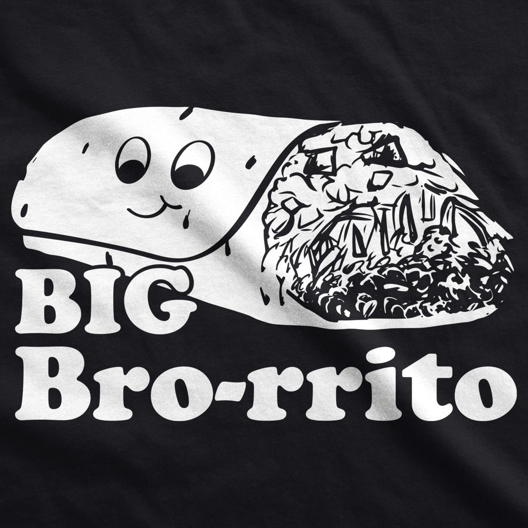 Mens Big Bro-rrito Tshirt Funny Brother Tee For Guys Image 2