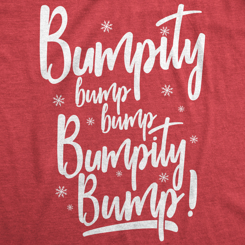 Maternity Bumpity Bump Bump Pregnancy T shirt Funny Christmas Baby Announcement Image 2