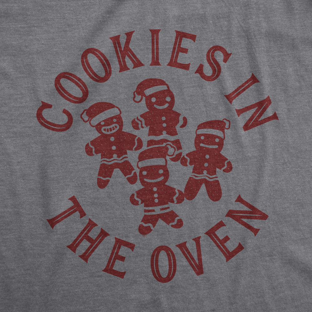 Maternity Cookies In The Oven Pregnancy Tshirt Funny Baby Bump Tee Image 2