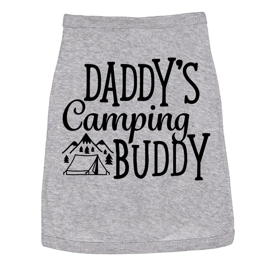 Dog Shirt Daddys Camping Buddy Cute Outdoor Clothes For Puppy Image 1